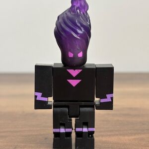 ROBLOX Heroes of Robloxia DARKMATTER Action Figure Toy Jazwares Black & Purple